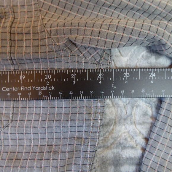 Cinch Shirt Adult Medium Gray Plaid Modern Fit Western Cotton Blend Mens - Picture 4 of 8